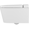 Безободковый подвесной унитаз VITRA NEST c функцией биде, встроенным смесителем, с бачком VITRA FRESH для моющего средства дюропластовое сиденье микролифт 5176B003-6233